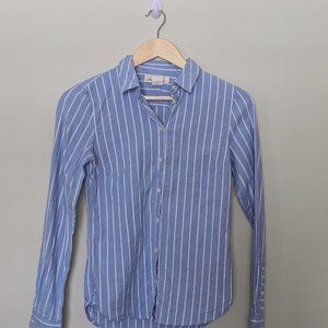 H&M Blue stripped dress shirt